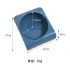 Original tilted wall-mounted pet bowl, creative neck guard dog bowl, anti-tipping, fixed on the skirting board cat bowl Application Scenario